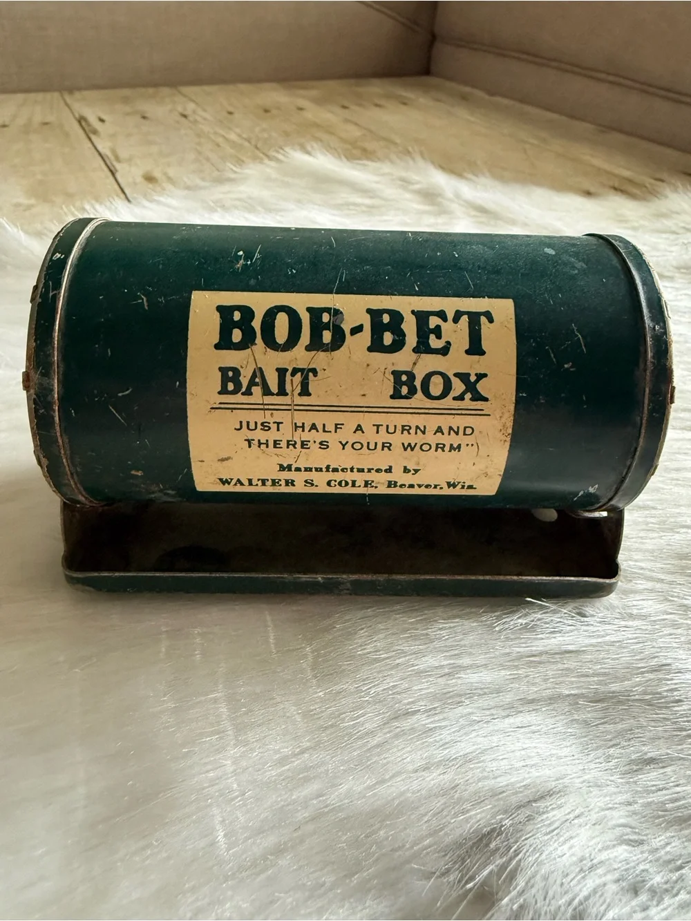 Vintage Bob-Bet Bait Box